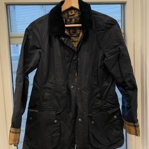 Navy Barbour Beadnell jacket